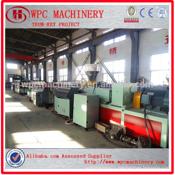 Wood plastic composite PP PE profile making machine/WPC floor,deck,profile making machine